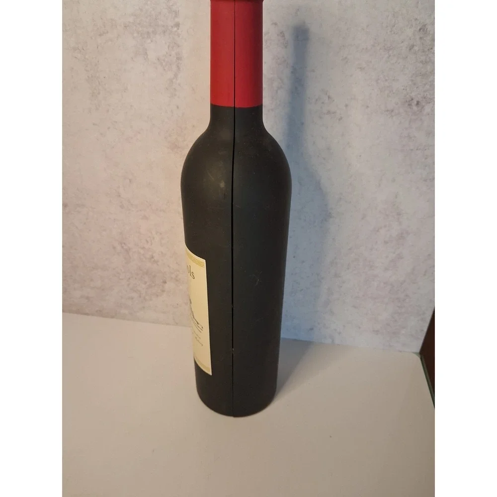 Wine Bottle Shaped 5-Piece Wine Accessory Gift Set Corkscrew Pourer Stopper 12